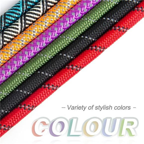 Durable Slip Lead Dog Leash, 6 FT x 1/2" Heavy Duty Dog Loop Leash - Picture 4 of 5